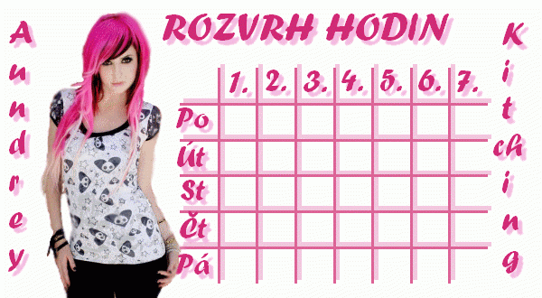 rozvrh hodin