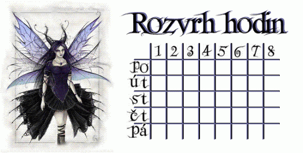 rozvrh