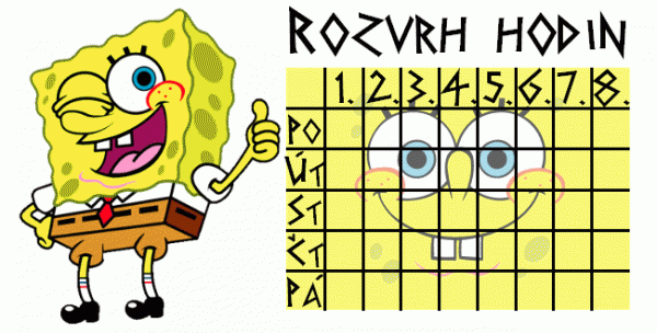 rozvrh hodin