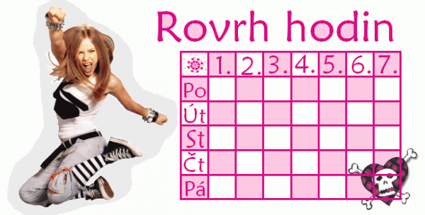 rozvrh hodin