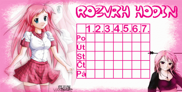 rozvrh hodin